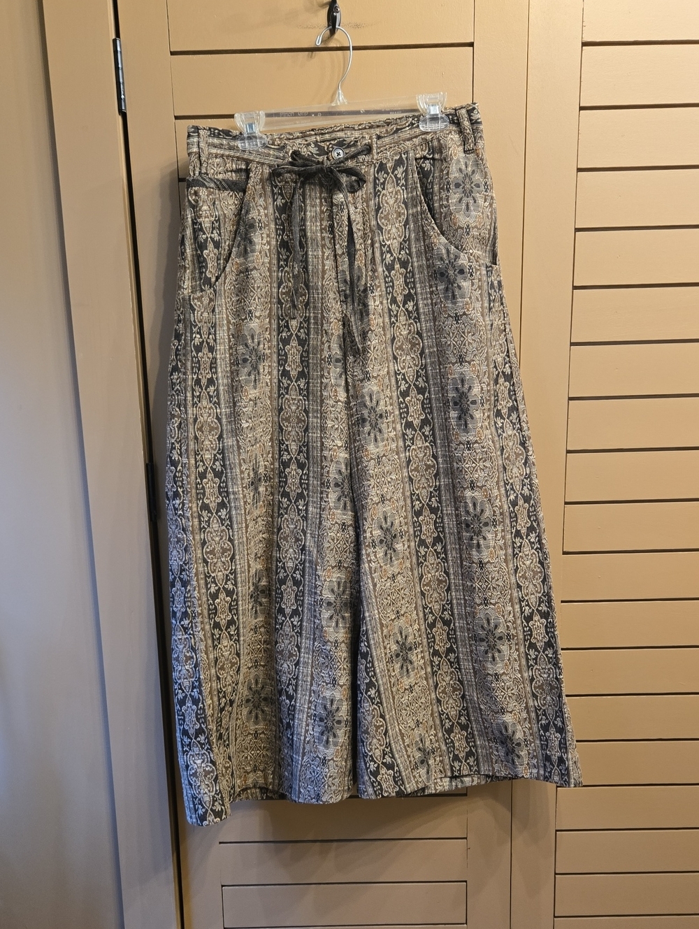 Free People Dahlia Print Wide Leg Pants Size 12 - Picture 4 of 11